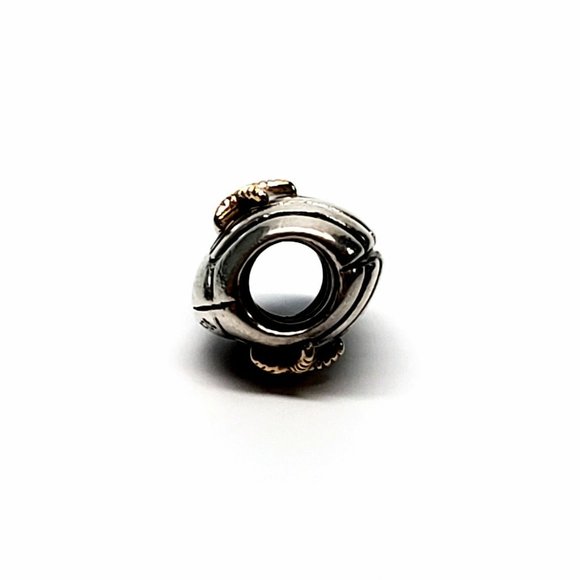 Pandora Sterling Silver/14K Gold Sea Shell Bead - Picture 2 of 6